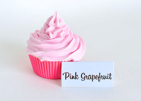 Pink Grapefruit Cupcake