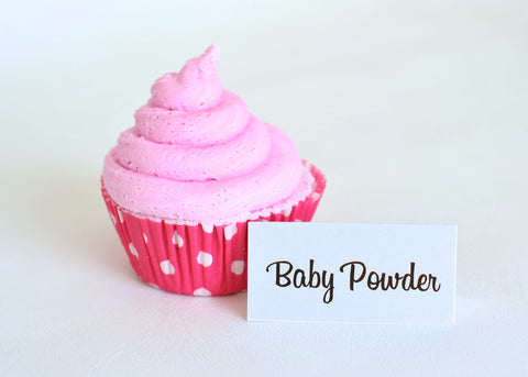 Baby Powder Cupcake